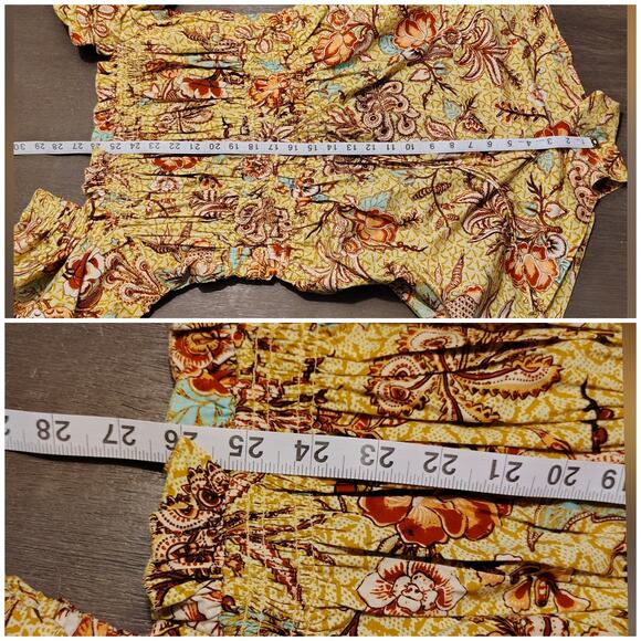 Ulla Johnson Arlo Floral Print Cotton Poplin Playsuit Romper Calla Lily Size 8 - Picture 8 of 14